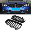 BMW 3 Series F30 F31 Black Front Upper Center Grille Trim (2013-2019)
