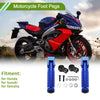 Honda, Suzuki, Yamaha Blue Motorcycle Foot Pegs