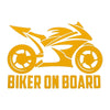 Motorcycle Reflective Bumper Decal