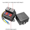 Car SUV RV Boat Pre-Wired Fuse Relay Box & 4 x 80A Relays & 6 Fuses