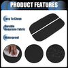 BMW X5 X6 (2010-2018) Neoprene Black 1 Pair Armrest Protector Cover Pad