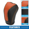 Subaru Crosstrek Gear Shifting Knob Cover Trim Black Orange (2018-2023)