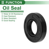 Make Model Oil Seal 25x50x10mm NBR Rubber Black
