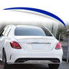 Mercedes Benz W205 Cavansite Blue A Style Rear Boot Spoiler (2015-2020)