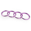 Audi A3 S3 Q2L 2012-2019 4 x Purple Car Air Vent Cover Rings
