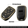 GMC Terrain Smart Key Fob Cover with Keychain Black (2017-2021)