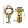 Motorcycle Bronze Tone Set M16x1.5 Banjo Bolt Kit with Copper Washers