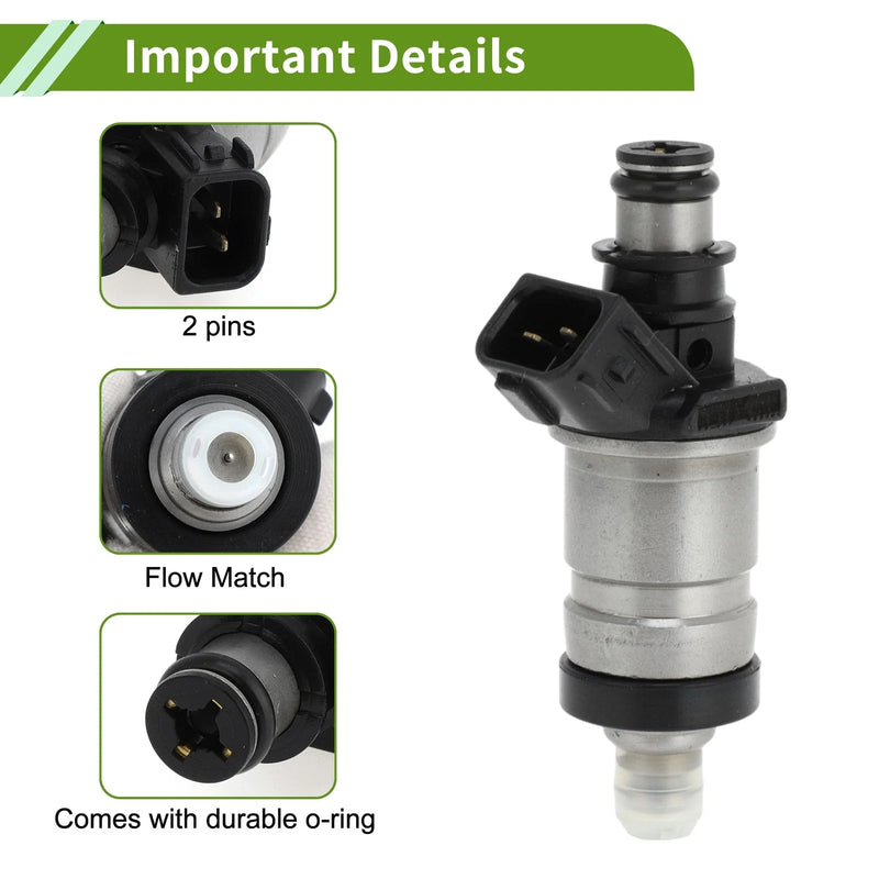 Honda Civic Si 1.6 (1999-2000) - 1 x Black Injector Fuel Injector