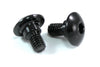 2x Black Aluminium Fairing Bolt m6 x 12mm +4mm Shoulder Step Motorcycle Screw