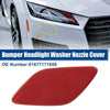 BMW 335i Scarlet Red Front Bumper Headlight Washer Cover Cap