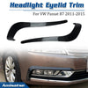 VW Passat B7 2 x Front Bumper Fog Light Covers (2011-2015)