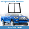 Toyota Tacoma Carbon Fiber Black Front Row Headlight Trim Bezel (2016–2023)