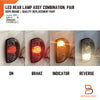 Mitsubishi Triton L200 DEPO  LED Smoke Tail Light Rear Lamp (05-14)