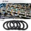 Oil Seal Nitrile Rubber 70x90x8mm Black 5 Pcs