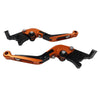 Yamaha TMAX 500 530 560 CNC Orange Extendable Brake Clutch Levers
