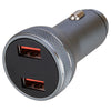 Dual Ports QC3.0 USB Car Charger Lighter Socket DC 12V-24V
