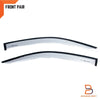 Ford Ranger Silver Weather Shield Visor Sun Rain Guard (2022-2024)