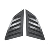 Audi A3 S3 Sportback Carbon Style Window Louver Shutter Covers (2014–2020)