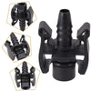 Car 2Pcs Expansion Water Tank Water Hose Straight Connector Accessories