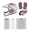 Kids - Pink / White Youth ATV Helmet DOT Full Face Off-Road Racing (S-XL)