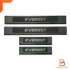 Ford Everest 4x Black Door Step Protectors Sill Scuff Plates (15-22)