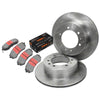 Nissan Patrol GU Y61 Rear Disc Rotors + Brake Pad Set Kit (1997-2016)