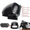 Harley Fat Bob FXFB FXFBS Black Fairing w/9.8'' LED Headlight DRL (2018-2022)