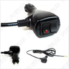 Car Truck On Off Toggle Switch 12V 10ft Cigarette Socket Plug Connector