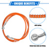 Motorcycle Hydraulic Brake Hose Line Pipeline 10mm Orange