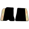 Ferrari California T (2015-2019) - Crema Nappa Leather Black Floor Mats
