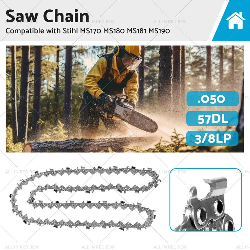 Stihl Tungsten Carbide Chainsaw Chain 3/8LP .050 57DL