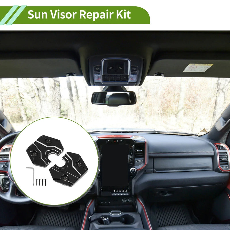 Dodge Ram 1500 Trucks 1 Set Sun Visor Repair Kit (2019-2023)