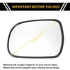 Toyota Tacoma Heated Left Side Mirror Glass (2005-2011)