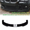 BMW 5 Series E60 E61 M Sport (2004-2010) Black Front Bumper Spoiler Lip