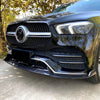Benz GLE W167 C167 (2020-2023) Carbon Fiber Look Front Bumper Spoiler Lip