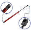 Jeep Wrangler JK (2007-2018) Red 2 x Front Hood Lift Supports