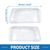 Land Rover Range Rover Sport Front Left Right Headlight Lens Covers (2006-2013)