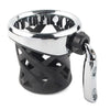 Harley Dyna, Fatboy, Tour Glide Handlebar Cup Holder Drink w/Mesh Basket