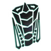 Green Motorcycle Oil Fuel Tank Pad Cover Protector Decal Grip