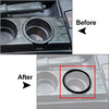 BMW 3 Series (1994-1996) Black Water Cup Holder Ring Cover Trim