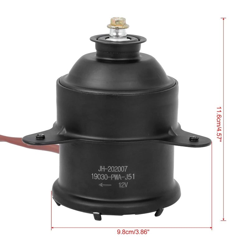 Honda Fit II Replacement Radiator Cooling Fan Motor (2002-2008)