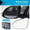 Toyota Yaris Left Side Mirror Glass with Back Plate (2012-2017)