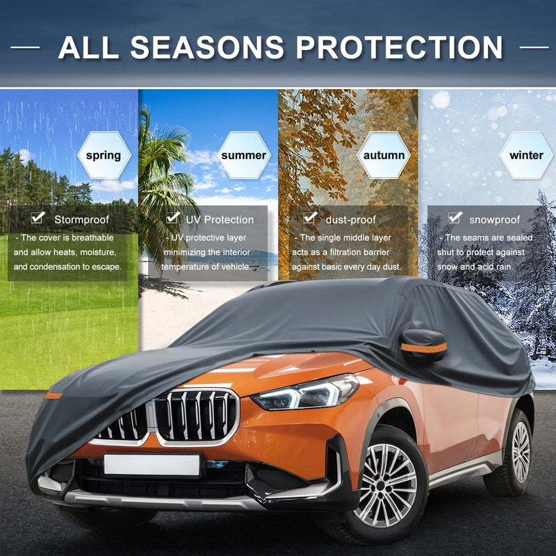 BMW X1 Waterproof Aluminum Film Inner Cotton Car Cover (2009-2024)