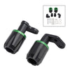 Kawasaki ZX-6R Crash Slider Protector Aluminum Frame Green (2024-2025)