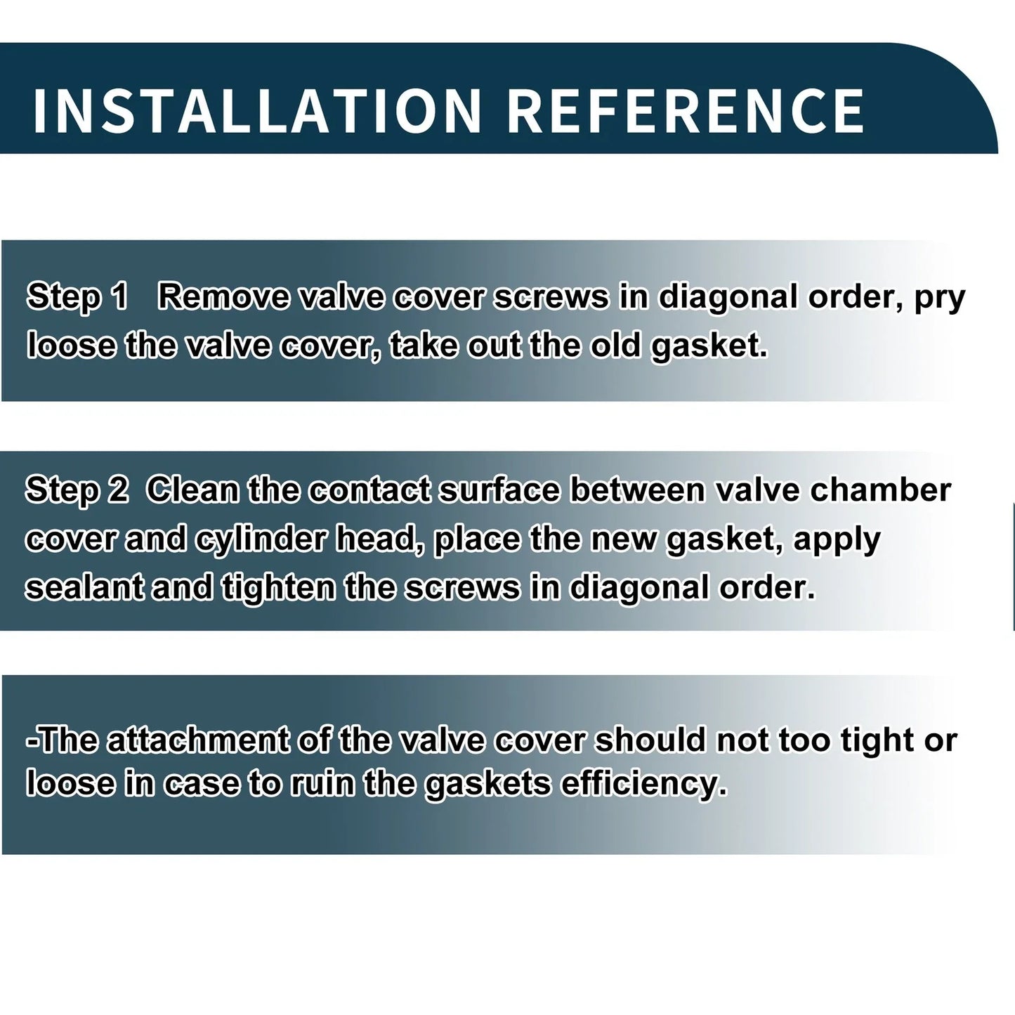 Valve Cover Gasket for Toyota 4Runner 2400CC 3000CC (1984-1988)