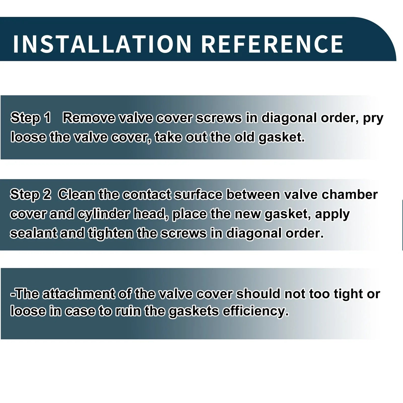 Valve Cover Gasket for Toyota 4Runner 2400CC 3000CC (1984-1988)