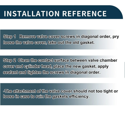 Valve Cover Gasket for Toyota 4Runner 2400CC 3000CC (1984-1988)