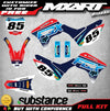 Honda CRF 125 (2019-2022) FOXY STYLE Custom Graphics Full Kit