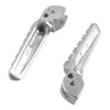 DUCATI Monster 696 796 Rider Front Silver Footpegs Kit (2009-2013)