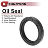 MakeModel Rotary Shaft Seal 38x52x7mm Nitrile 70D Rubber 5 Pcs